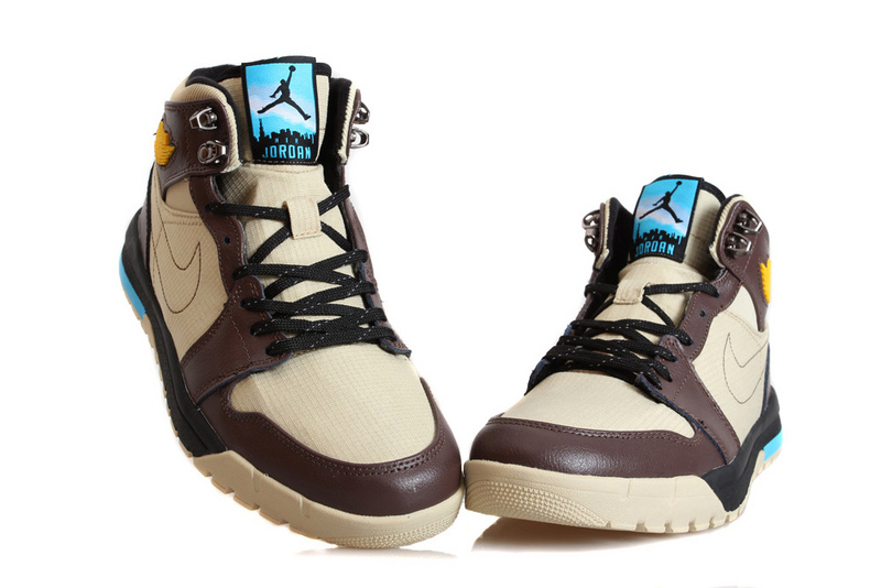 Jordan 1 Trek Light Pink Brown Climbing Shoes