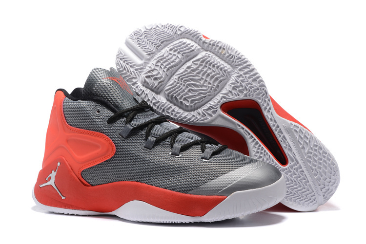 2016 Jordan Carmelo 12 Grey Red Shoes - Click Image to Close