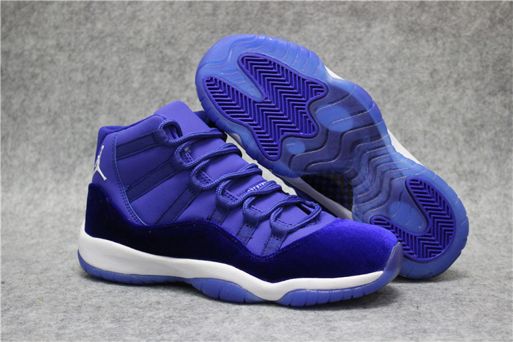 Official Air Jordan 11 High Royal Blue White Shoes