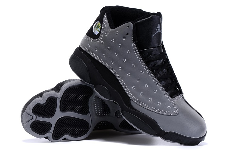 Original Air Jordan 13 Doernbeacher Grey Black Shoes - Click Image to Close