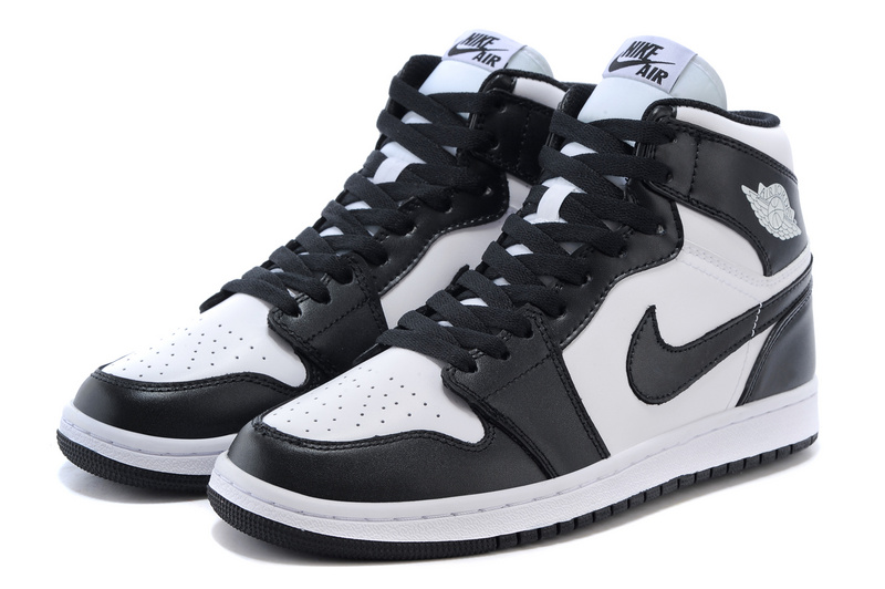 Original Jordan 1 OG Shoes Black White - Click Image to Close