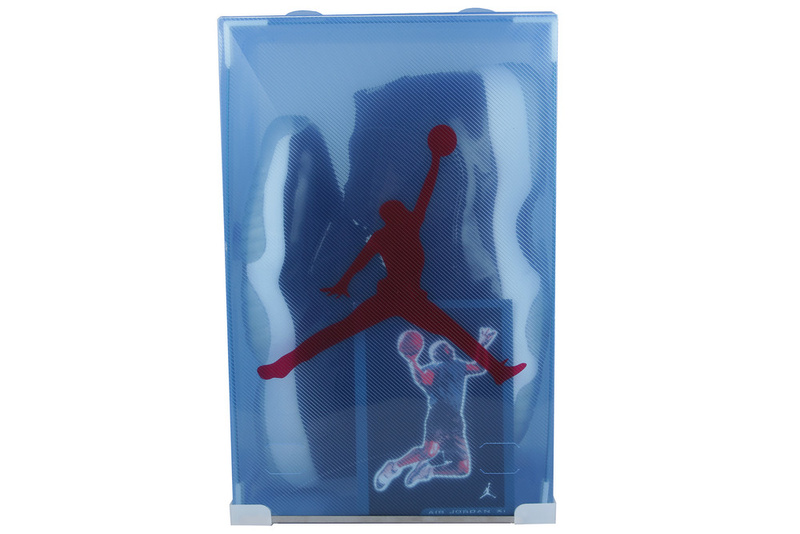 Summer Air Jordan 11 Black White Blue Crystal Transparent Package - Click Image to Close