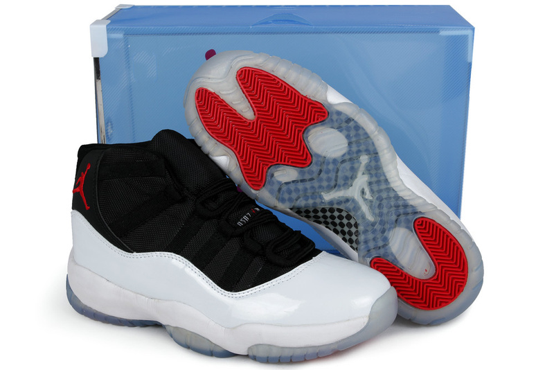 Summer Air Jordan 11 Black White Crystal Transparent Package - Click Image to Close