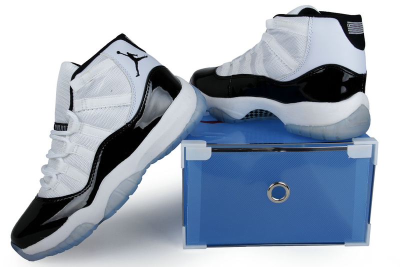 Summer Air Jordan 11 White Black Crystal Transparent Package - Click Image to Close