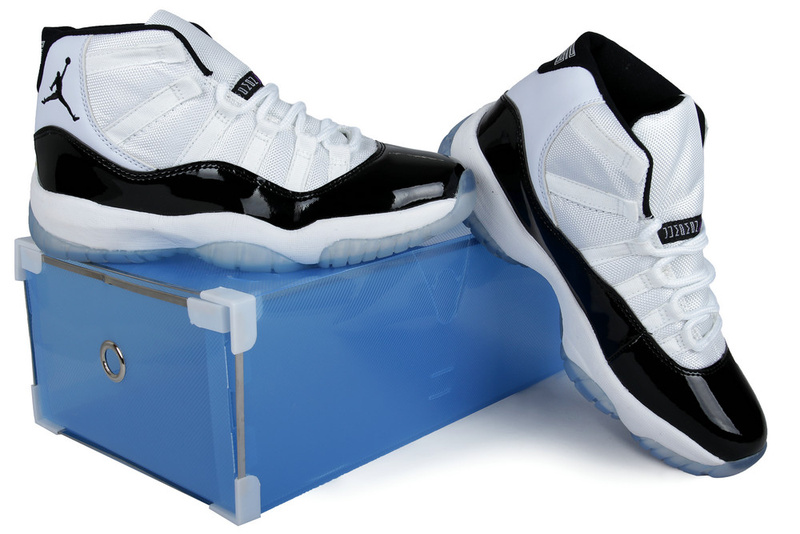Summer Air Jordan 11 White Black Crystal Transparent Package - Click Image to Close