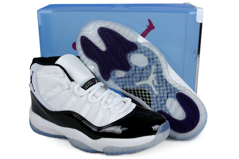 Summer Air Jordan 11 White Black Crystal Transparent Package - Click Image to Close