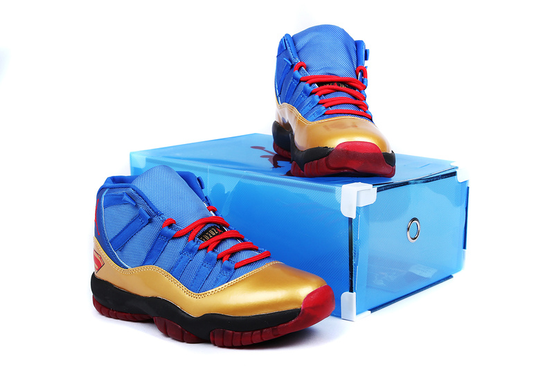 Superman Air Jordan 11 Edition Blue 