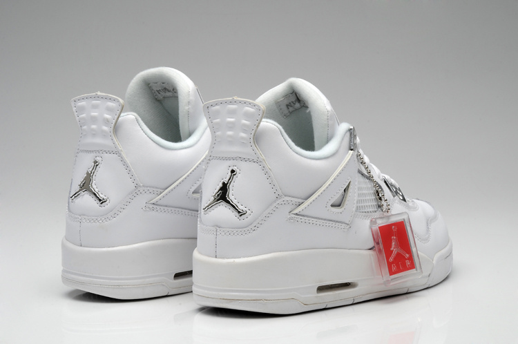 Thor Air Jordan 4 All White For Women