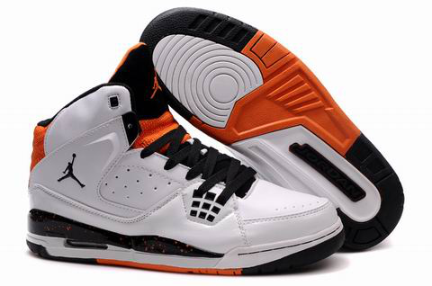 Air Jordan Jumpman Shoes White Black Orange