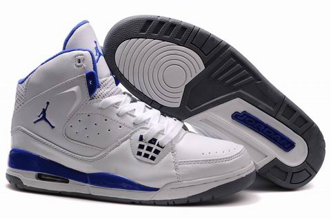 Air Jordan Jumpman Shoes White Blue Grey