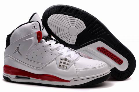 Air Jordan Jumpman Shoes White Red Black