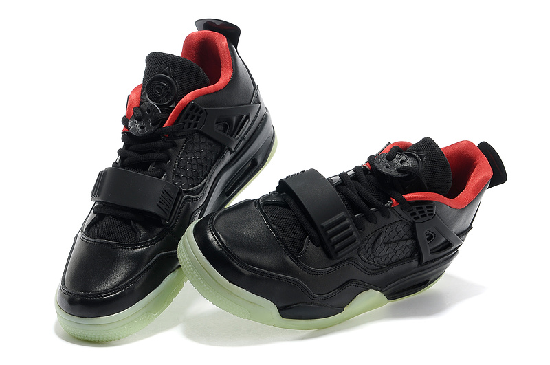 Trendy West Jordan 4 Black Shoes - Click Image to Close