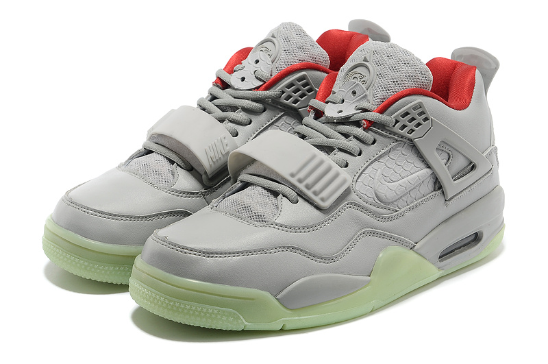 Trendy West Jordan 4 Grey Shoes - Click Image to Close