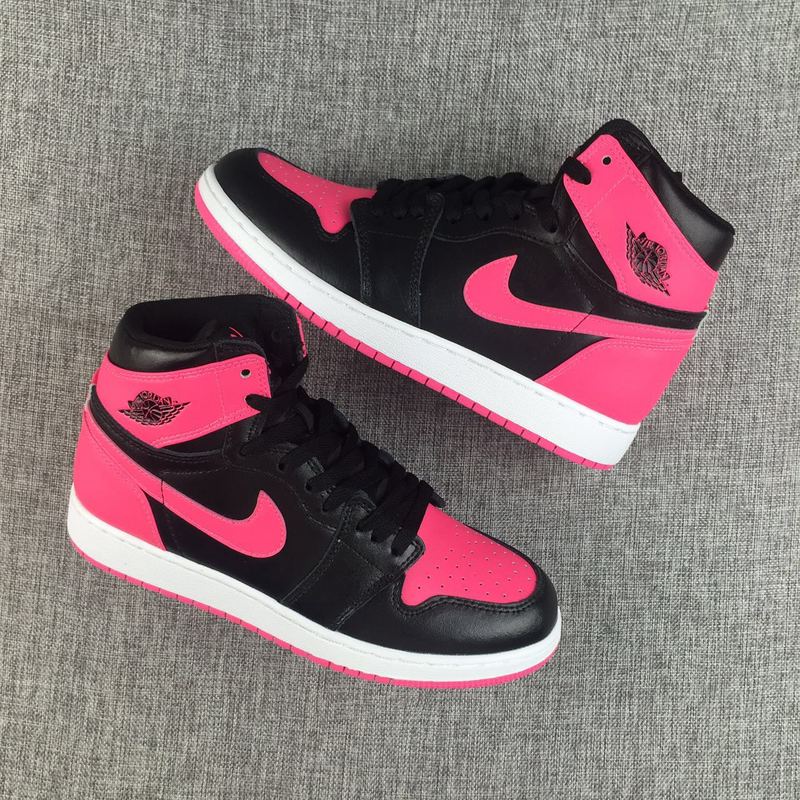 nike air jordan 1 black and peach