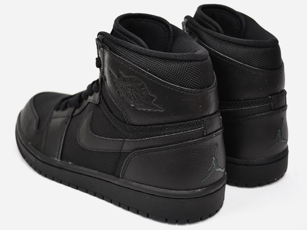 Jordan 1 Retro High Black Black Anthracite Shoes - Click Image to Close
