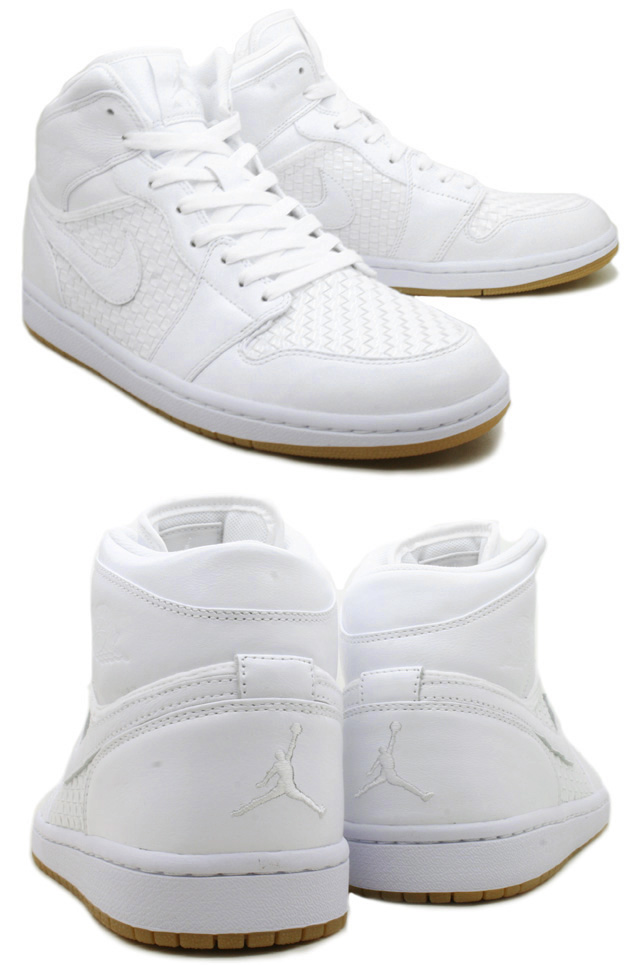Jordan 1 Retro High Premier White Metallic Platinum Shoes