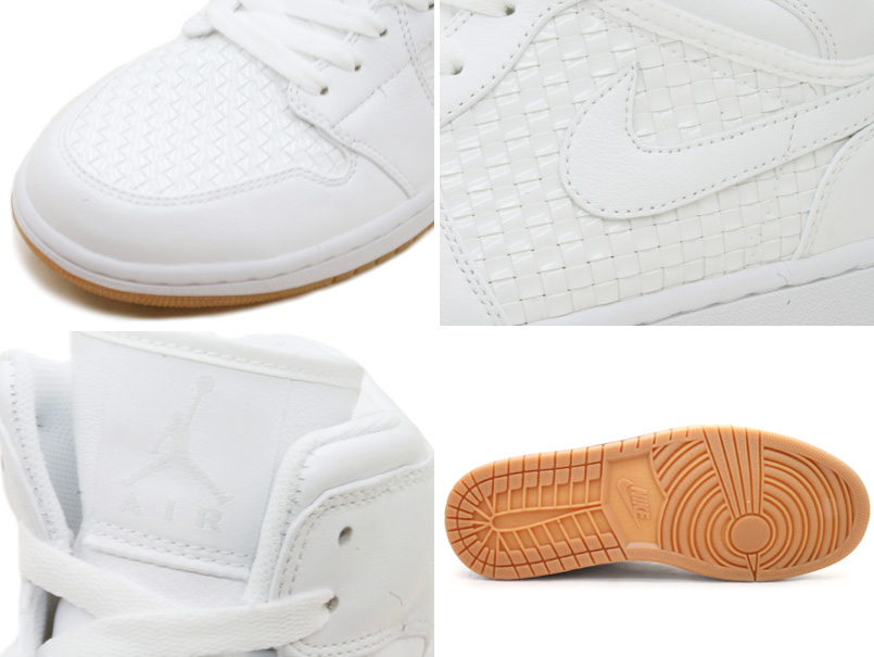 Jordan 1 Retro High Premier White Metallic Platinum Shoes - Click Image to Close