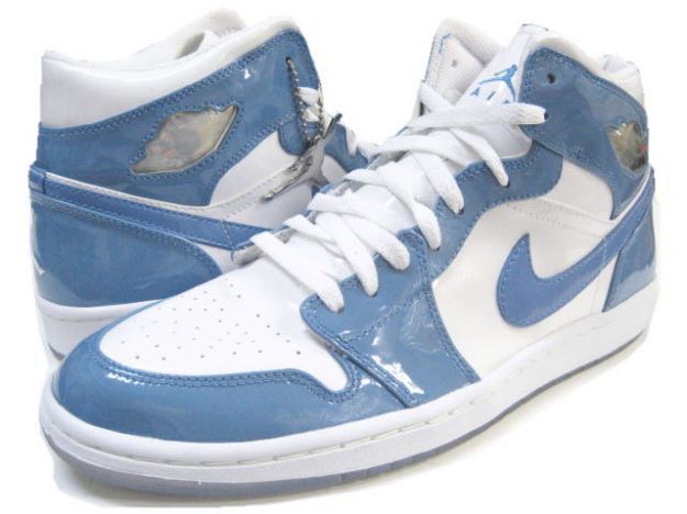 Jordan 1 Retro Carolina White University Blue Shoes - Click Image to Close