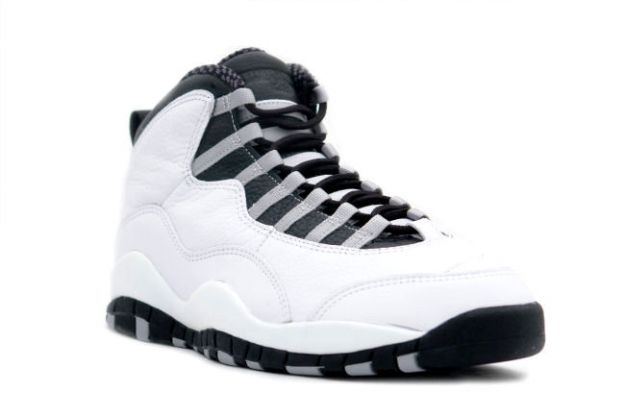air jordan 10 steels white black light steel grey shoes