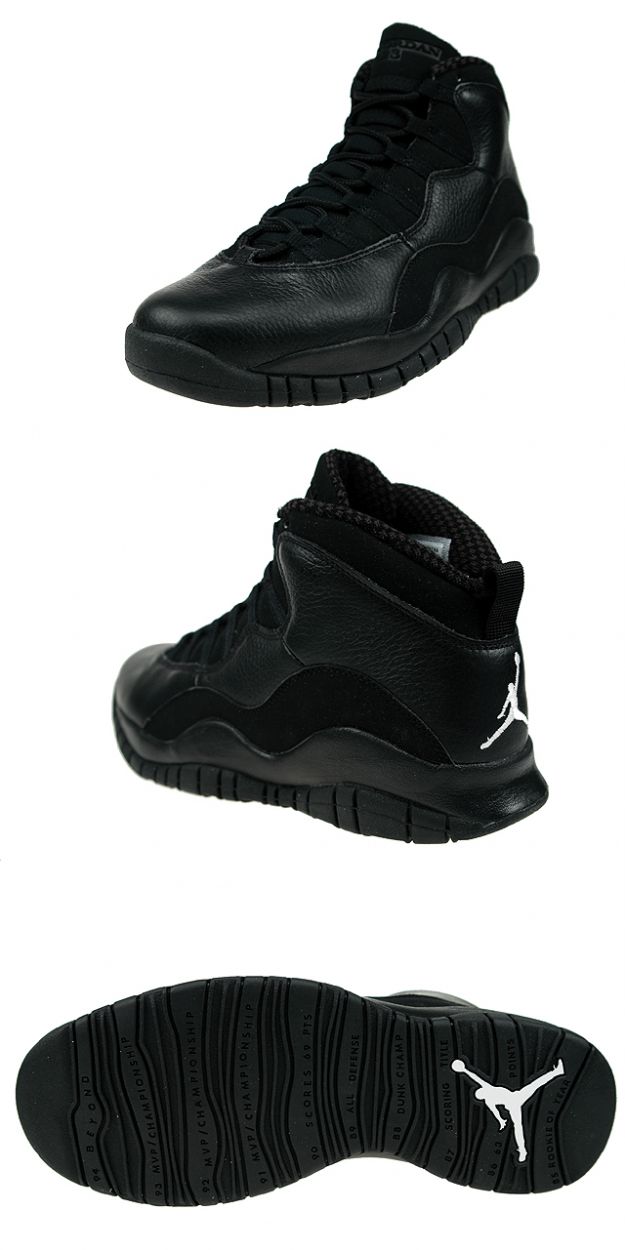 Jordan 10 Retro all black shoes