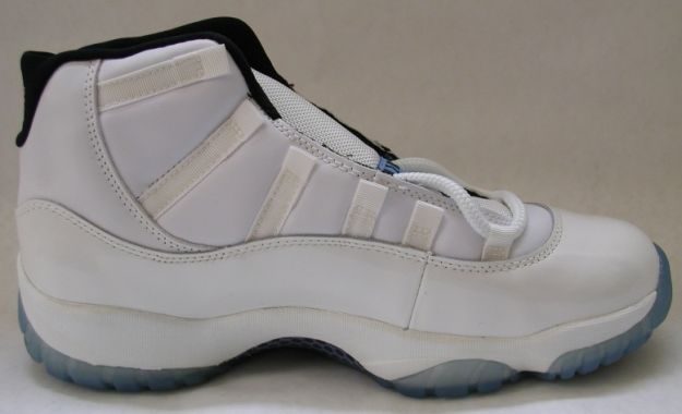 jordan 11 columbia white blue black shoes