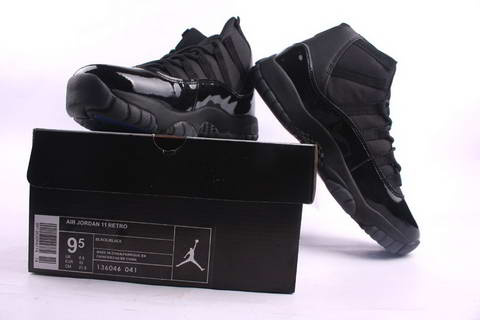 Jordan 11 Retro all black shoes