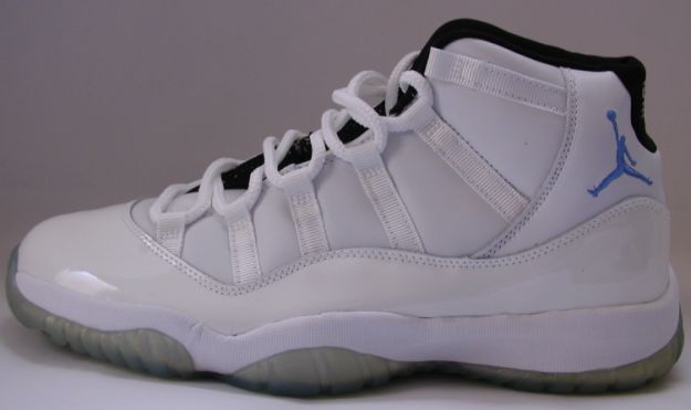 Jordan 11 Retro columbia all stars white columbia blue black - Click Image to Close