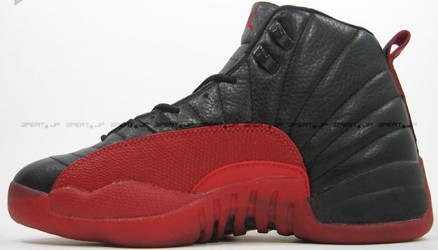 jordan 12 playoffs black varsity red shoes [AJ115]