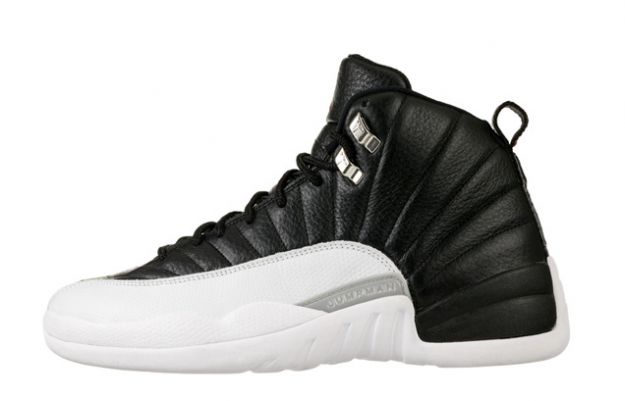 Jordan 12 Retro playoffs black white shoes - Click Image to Close