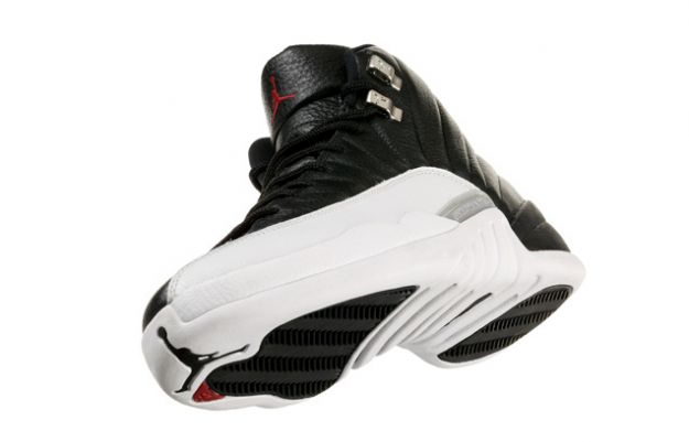 Jordan 12 Retro playoffs black white shoes - Click Image to Close