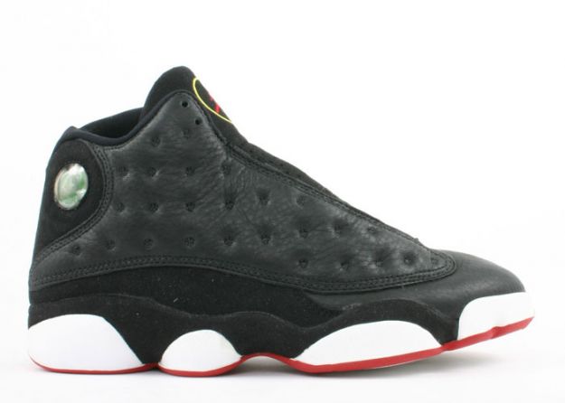 jordan 13 og black true red white shoes