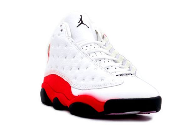 jordan 13 white black true red pearl shoes