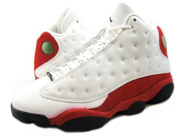 jordan 13 white black true red pearl shoes - Click Image to Close