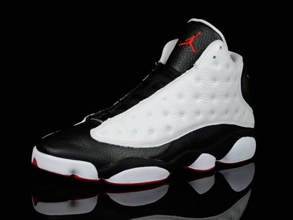 Jordan 13 Retro white black true red - Click Image to Close