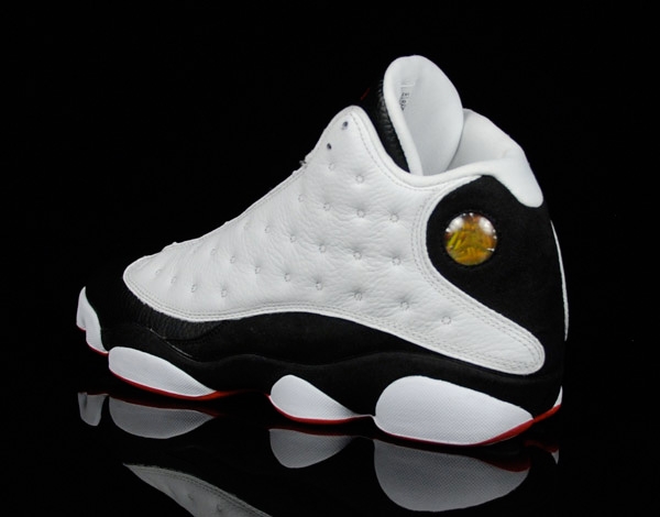 Jordan 13 Retro white black true red - Click Image to Close