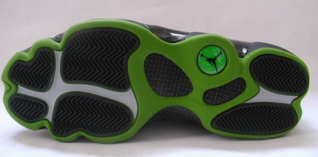 Jordan 13 Retro altitudes black altitude green shoes - Click Image to Close