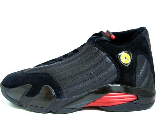 Air Jordan 14 Final Last Shot Black Varsity Red Shoes