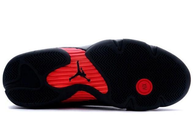 Air Jordan 14 Final Last Shot Black Varsity Red Shoes - Click Image to Close