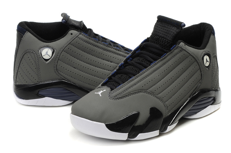 Jordan Retro 14 grey white shoes