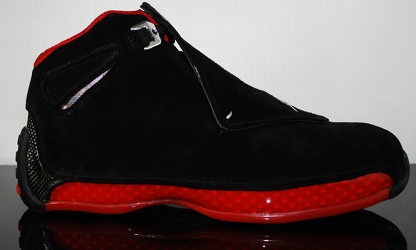 Air Jordan 18 Black Varsity Red Countdown Package Shoes