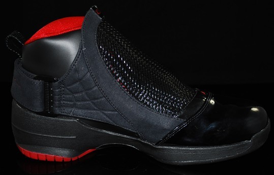 Air Jordan 19 Black Chrome Varsity Red Countdown Package Shoes