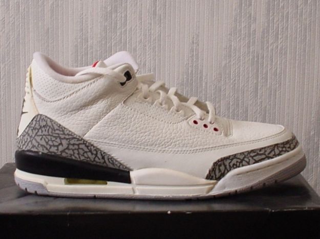 Jordan 3 Retro 1994 White Cement Grey Shoes - Click Image to Close