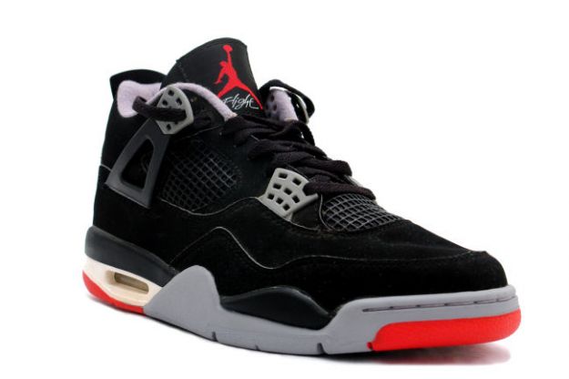 Jordan 4 Retro 1999 black cement grey shoes - Click Image to Close