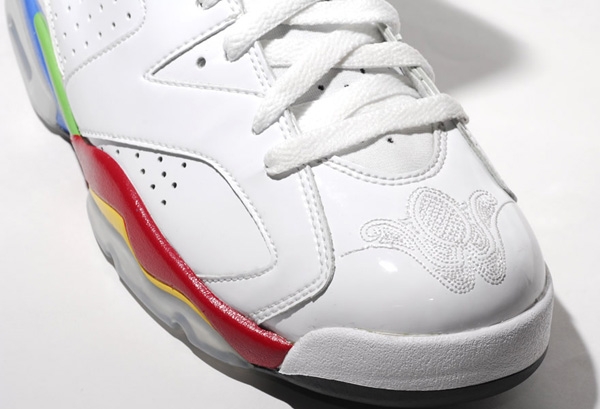 Air Jordan 6 Olympics Colors White Shoes