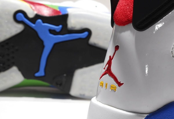 Air Jordan 6 Olympics Colors White Shoes - Click Image to Close