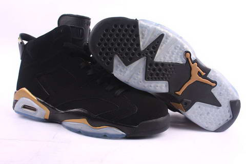 Jordan 6 Retro white black gold infared shoes