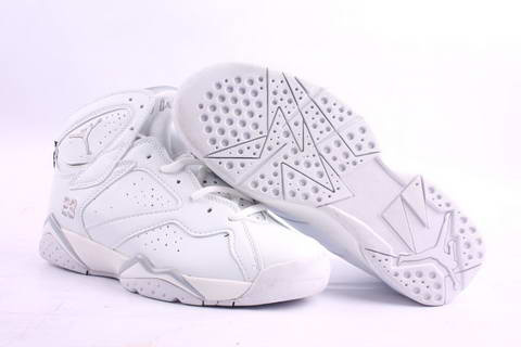 Jordan 7 Retro all white shoes