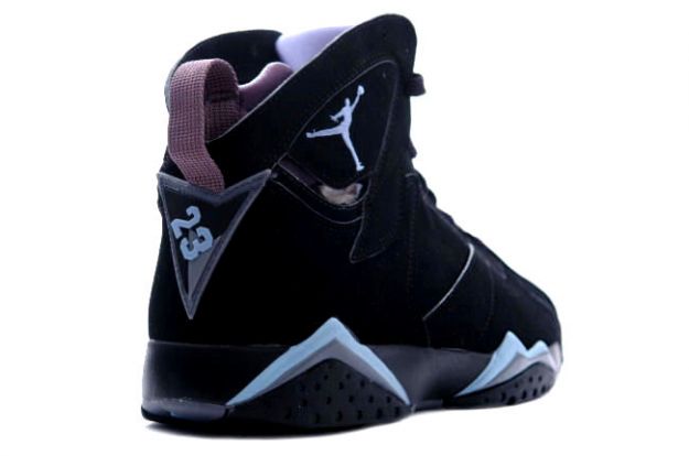 Jordan 7 Retro black chambray light graphite shoes - Click Image to Close