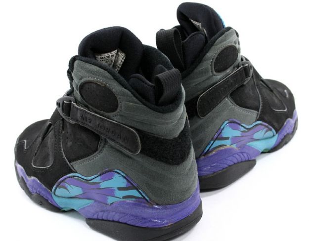 air jordan 8 aquas black bright concord aqua tone shoes