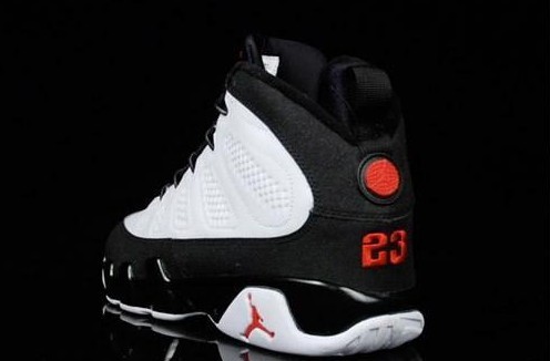 air jordan 9 white black true red - Click Image to Close